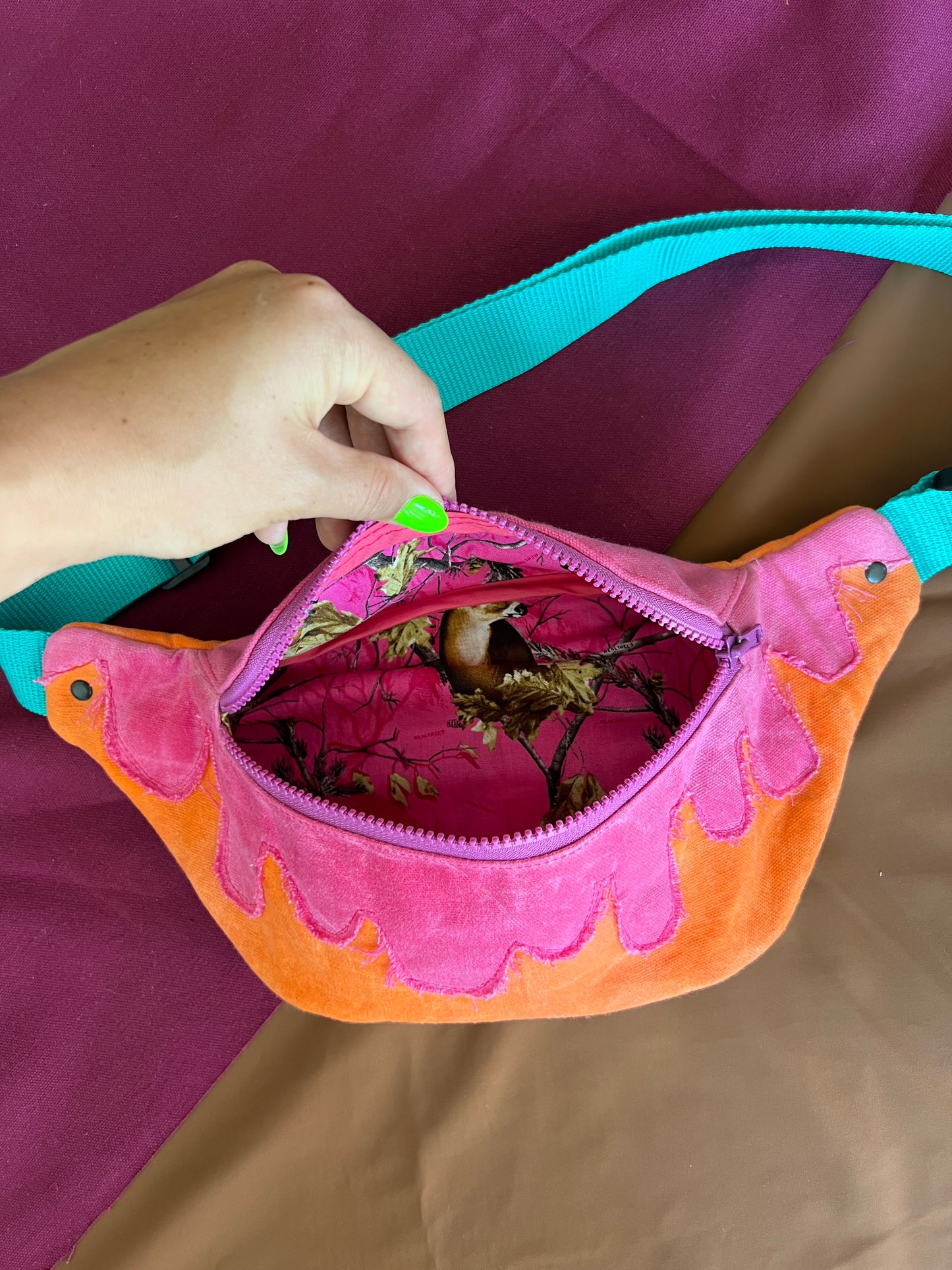 Orange Melt Fanny Pack