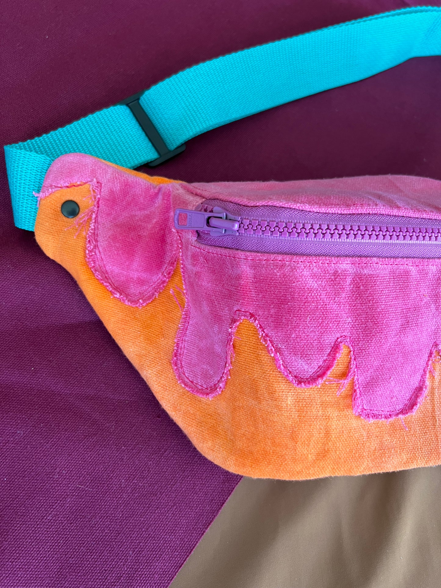 Orange Melt Fanny Pack