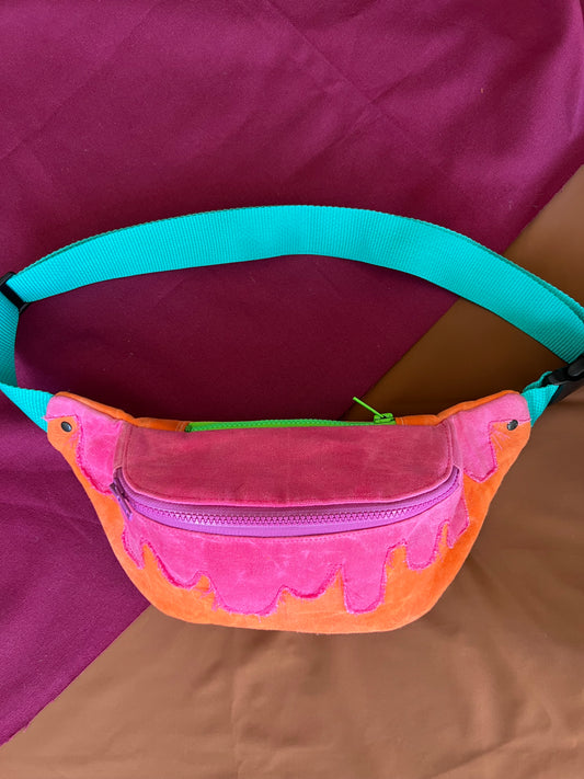 Orange Melt Fanny Pack